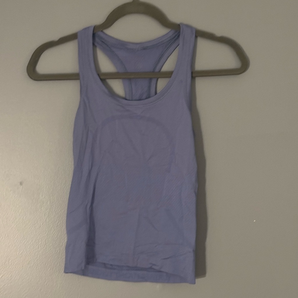 Size 2 Lululemon Swiftly tech tank top. “Brilliant Blue”